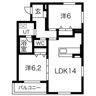 オラシオン千代田【3階】の間取り