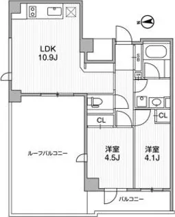 Lighthouse中馬込【3階】の間取り