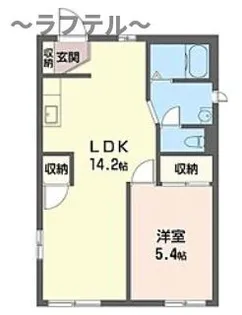 ドミール 青葉台【2階】の間取り