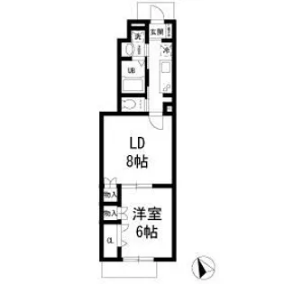 アネックス【1階】の間取り