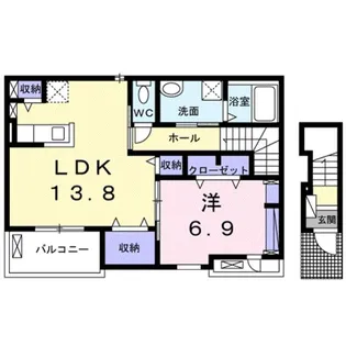 フィオーレ【2階】の間取り