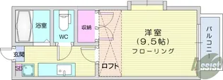 ヴァルーンレイム21【2階】の間取り