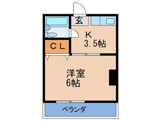 野村マンション【3階】の間取り