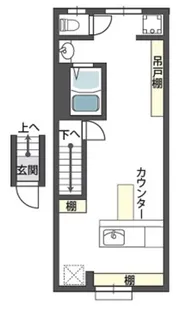 JS豊中C棟【2階】の間取り
