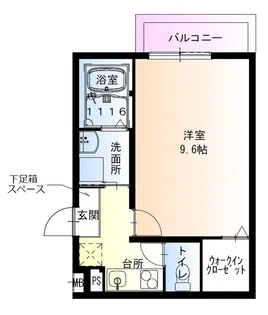 フジパレス大物公園I番館【2階】の間取り