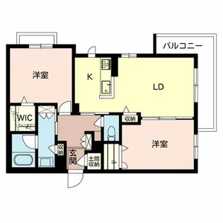 ShaMaison Feuille【2階】の間取り