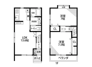 ヴィアーレ割前の間取り