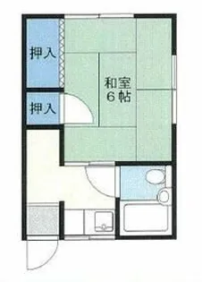 グリーンハイツ【2階】の間取り