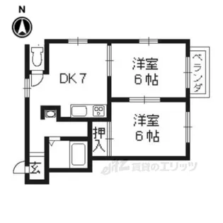ベル・ディアス【1階】の間取り