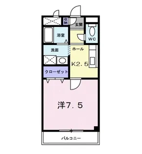 レジデンス青江【2階】の間取り