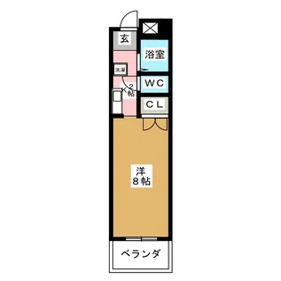 サンクレスト六番【1階】の間取り