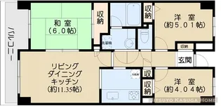 ランテルナ小石川【7階】の間取り