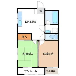 メゾンKOTOBUKI【2階】の間取り