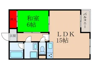 新豊里ハイツ【3階】の間取り