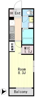 滝野川ヘーベルメゾン【4階】の間取り