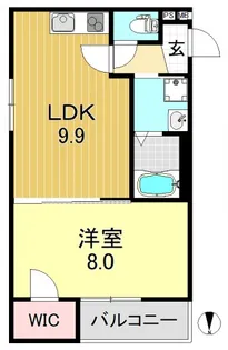 チェリーブロッサムII番館【2階】の間取り
