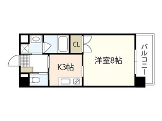 ソフィアコート光町【8階】の間取り