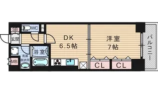 プラシード新町【3階】の間取り