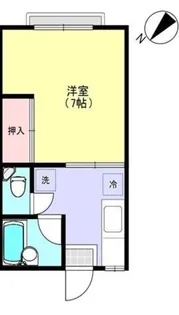 コットンハウスB【2階】の間取り