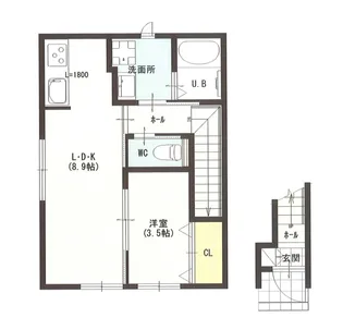 アズール【2階】の間取り