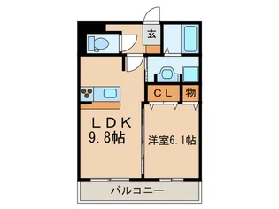 サンクレール【2階】の間取り