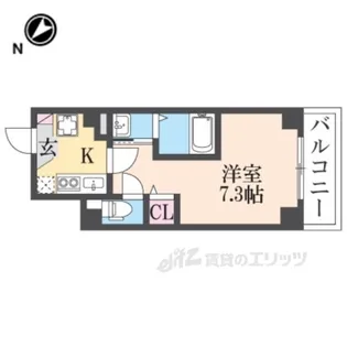AILE尼崎西【6階】の間取り