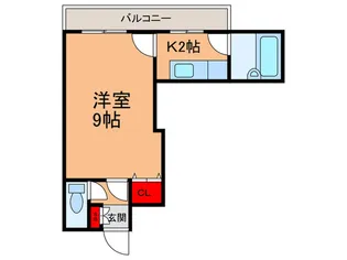 パ-ムコ-ト【4階】の間取り