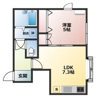 コーポシンシア【2階】の間取り