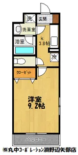 ボンヌシャンス【3階】の間取り
