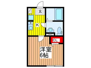 ミラソレイユ大宮【1階】の間取り