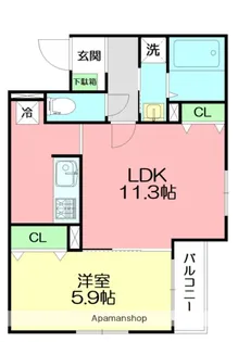 MAISON COCO【1階】の間取り