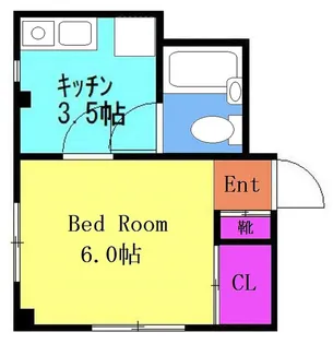 メゾン溝の口【2階】の間取り
