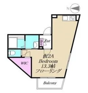 エテルノ亀有【2階】の間取り