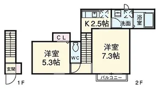 スカラ荻窪【2階】の間取り