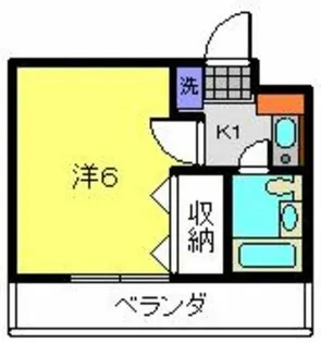 クリオ大口壱番館【3階】の間取り