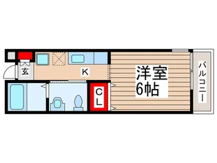 ヒュ-マンパレス南流山VIIC棟【2階】の間取り