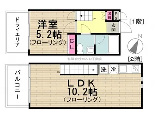 シルバラード広尾【1階】の間取り