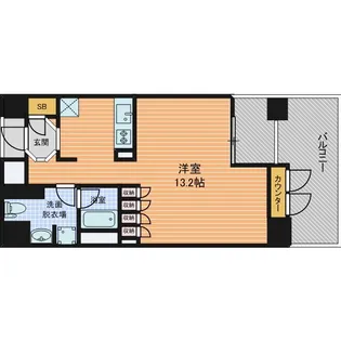 プライムアーバン堺筋本町【3階】の間取り