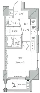 クレイシア亀戸【4階】の間取り