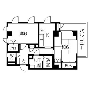レオンヒル長町【4階】の間取り