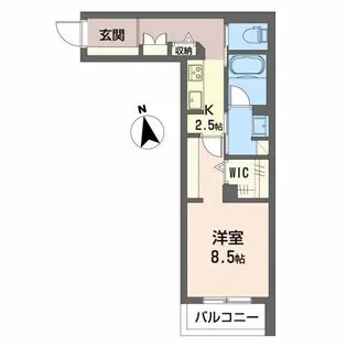 リオリエントアリスティオ【1階】の間取り