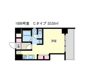 高田馬場ヒルサイドパレス【10階】の間取り