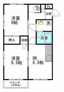 ライフピア神栖2【1階】の間取り