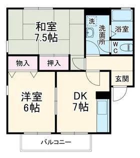 キャンサー336【2階】の間取り