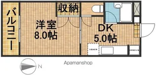 エステートミューズ【1階】の間取り