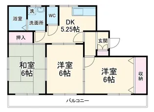 ビレッジ北栄【3階】の間取り
