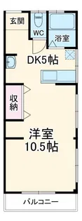 小林アパート【2階】の間取り