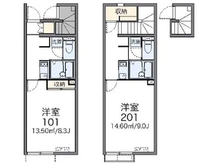レオネクスト和【2階】の間取り