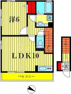 アルファIII【2階】の間取り