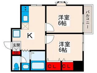 ドミール小台【2階】の間取り